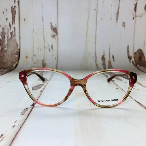 Michael Kors Cat Eye Pink Eyeglasses Frames NWOT - Picture 2 of 12